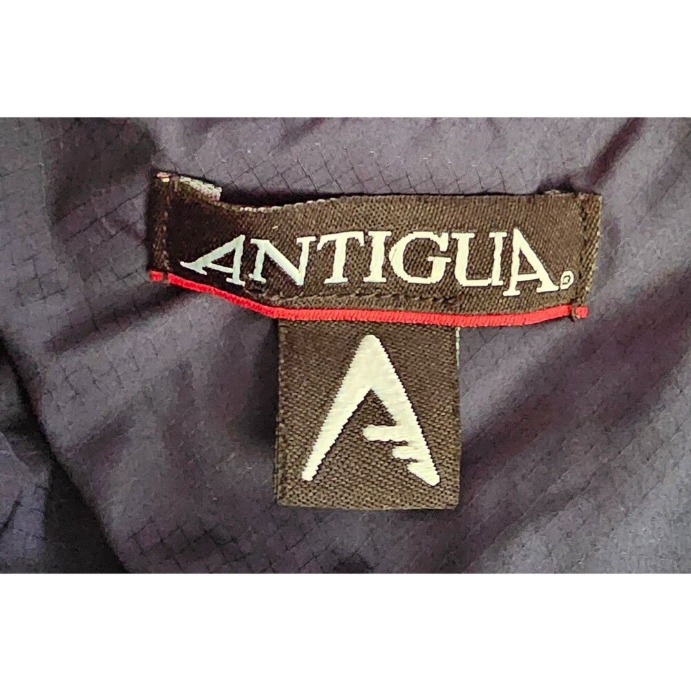 Vintage Antigua 2006 John Gibson Cup Men’s L Navy 1/4 Zip Windbreaker Jacket - Picture 7 of 16